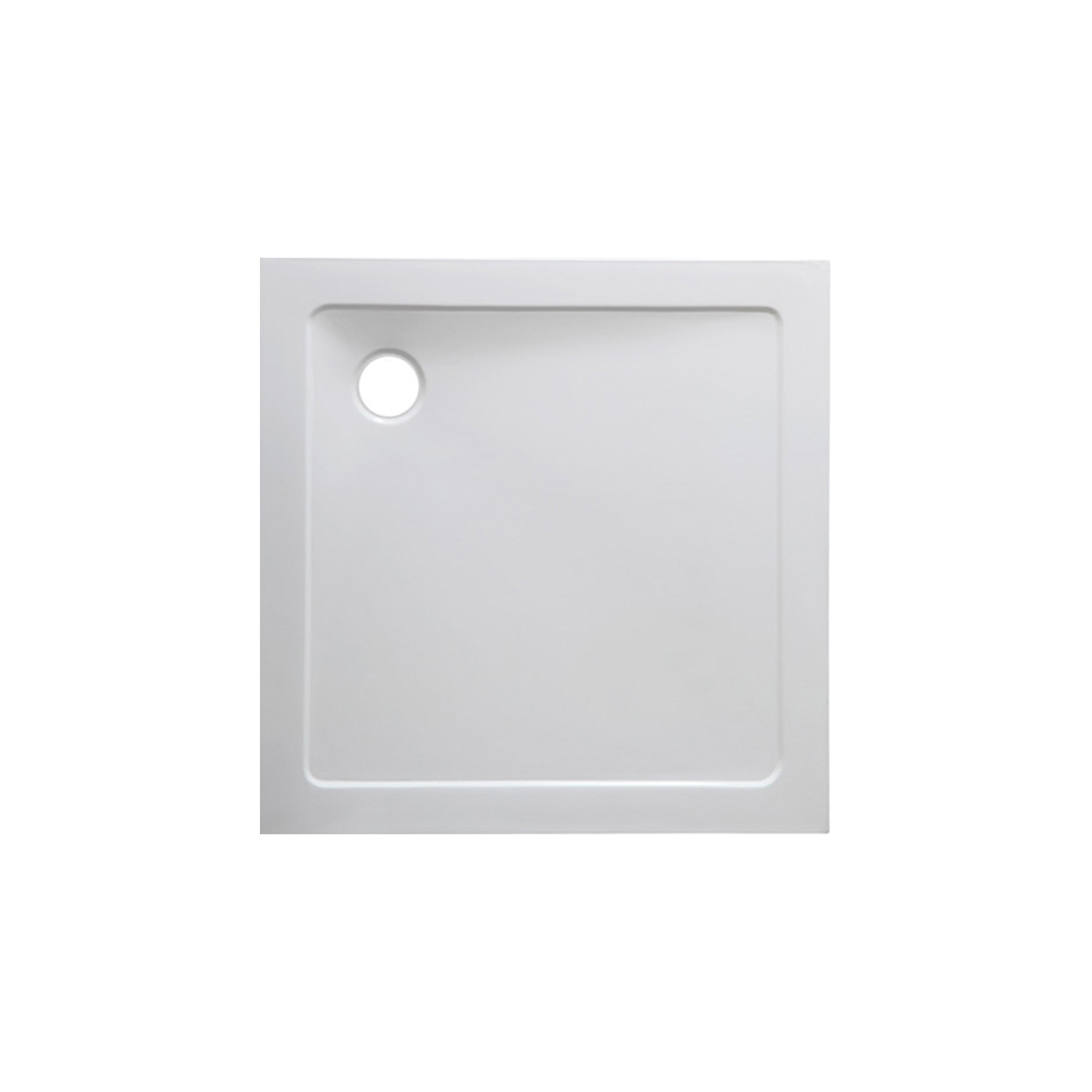 White Artificial Stone Anti Slip Shower base Acrylic solid surface shower tray shower pan T81