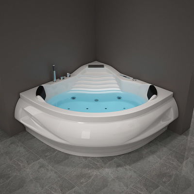 Hotel shower massage bathtub massage acrylic 2 person corner bathtubs RL-6138