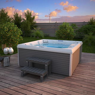 Acrylic 7 person outdoor spa hot tub whirlpool  RL-J600