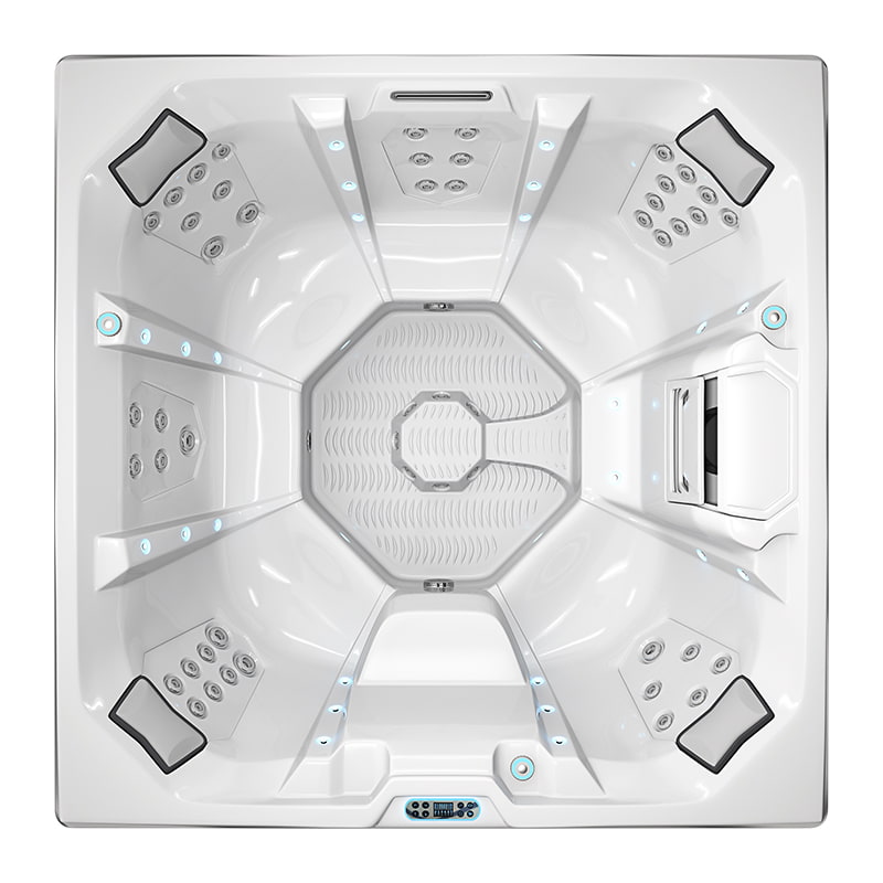 Acrylic 7 person outdoor spa hot tub whirlpool  RL-J600