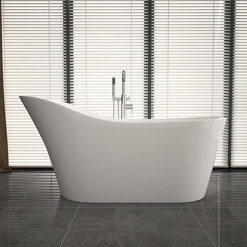 Indoor white pure acrylic bathtub RL-MF1210