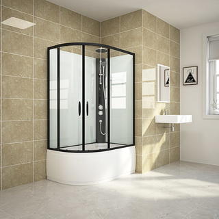 Acrylic 4 Person Spa Wet Sauna Steam Shower Rooms RL-514(B)
