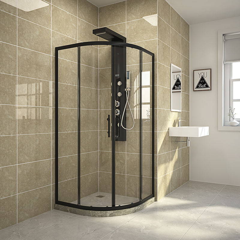 Standard price simple corner bath shower cabin room RL-601(B)-Wade