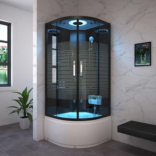 3 Panel Glass with Hinges Bathroom Glass Factory Price Swing Door shower room RL-C03-Sherry