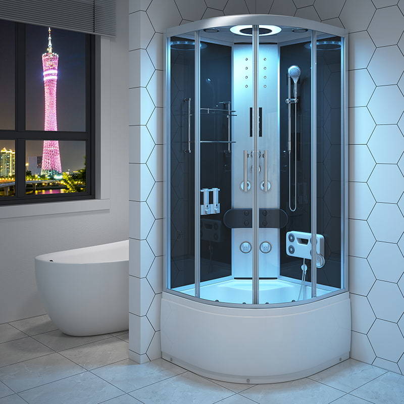 New design bathroom massage bath shower steam sauna enclosure steam shower cabin is high cost efficient and high quality RL-C03-OTO