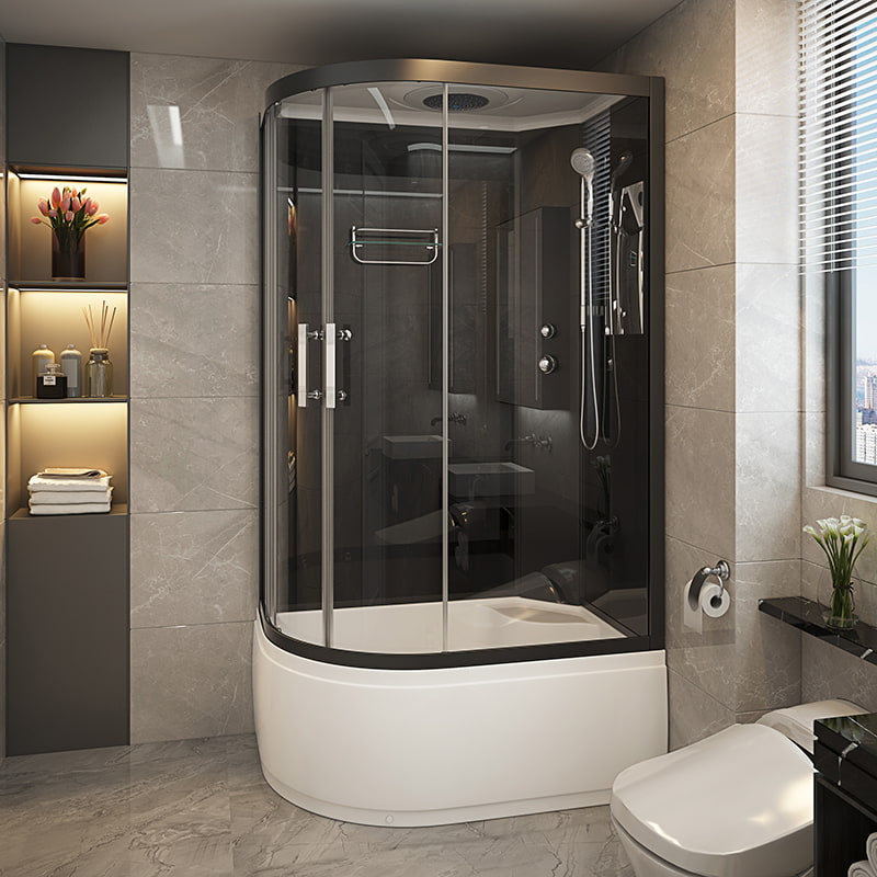 Glass And Swing Door Customized Steam Cabin RL-C24(B)M-JP