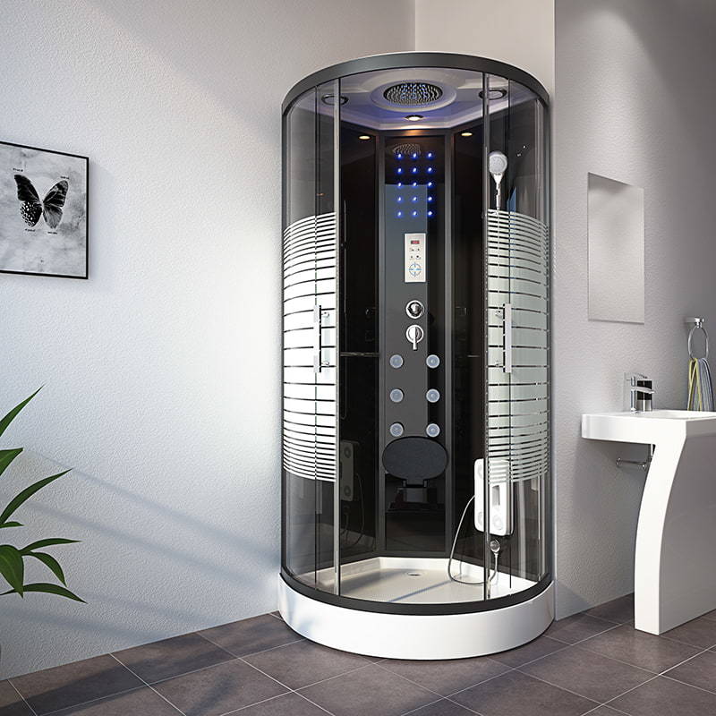 shower cabin steam with jacuzzi shower room RL-D05(B)