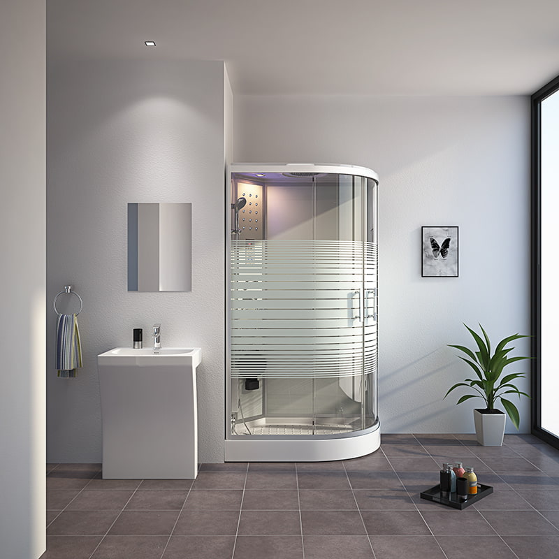 Sliding Shower Doors bathroom enclosure RL-D06(W)(R)