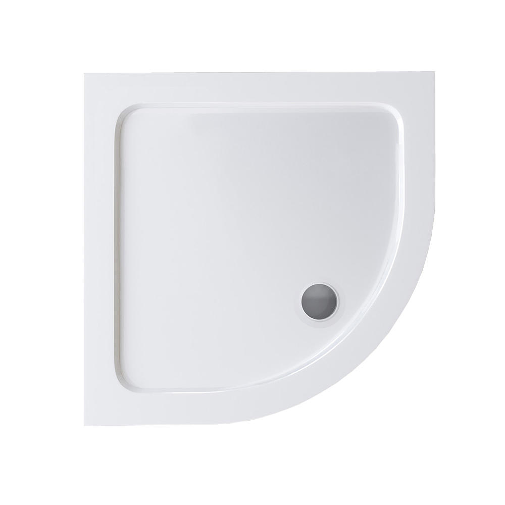 China Factory Price Quadrant ABS Anti-slip Sector Shaped Shower bases shower trays RL-STQ8080