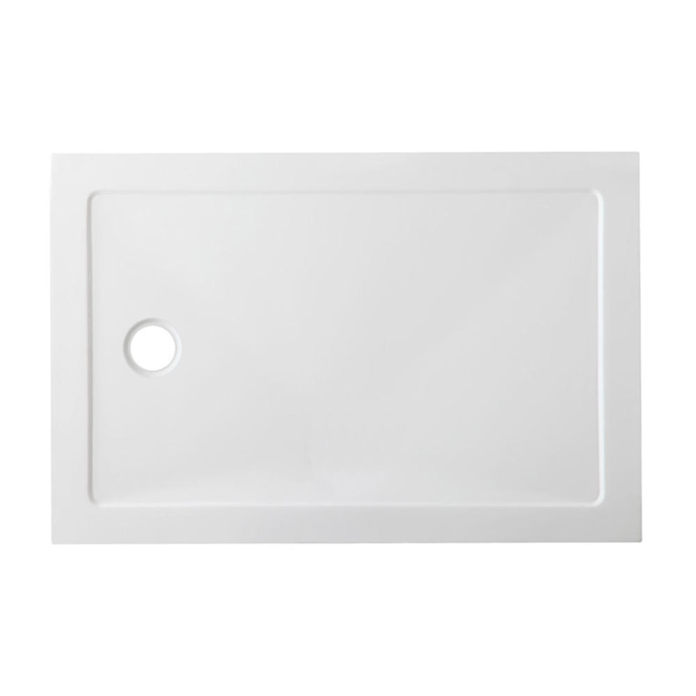 Custom Modern Wet Room Solid Surface 8Mm Pan Square Acrylic Shower Trays STR8014