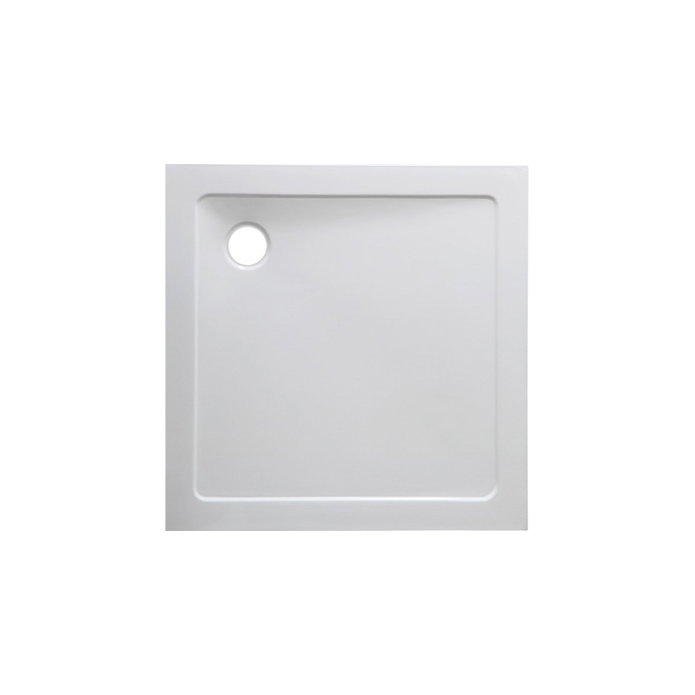 White Artificial Stone Anti Slip Shower base Acrylic solid surface shower tray shower pan T81