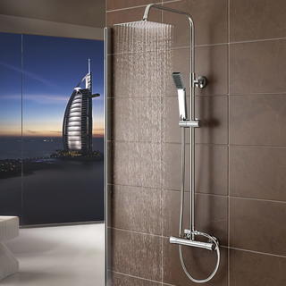 Stainless steel thermostatic faucet rain shower set RL-P225