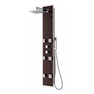 Shower panel with 6 pcs square jets RL-P01