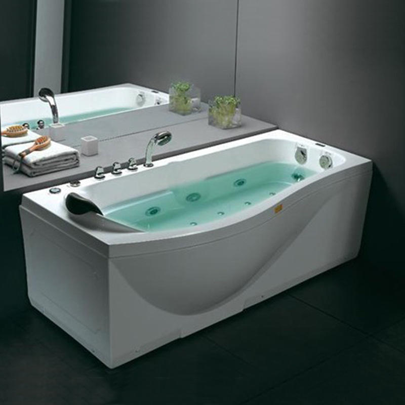 Acrylic whirlpool Bath Tub Massage Freestanding Soaking Bathtub 1490x820mm RL-6157-Left