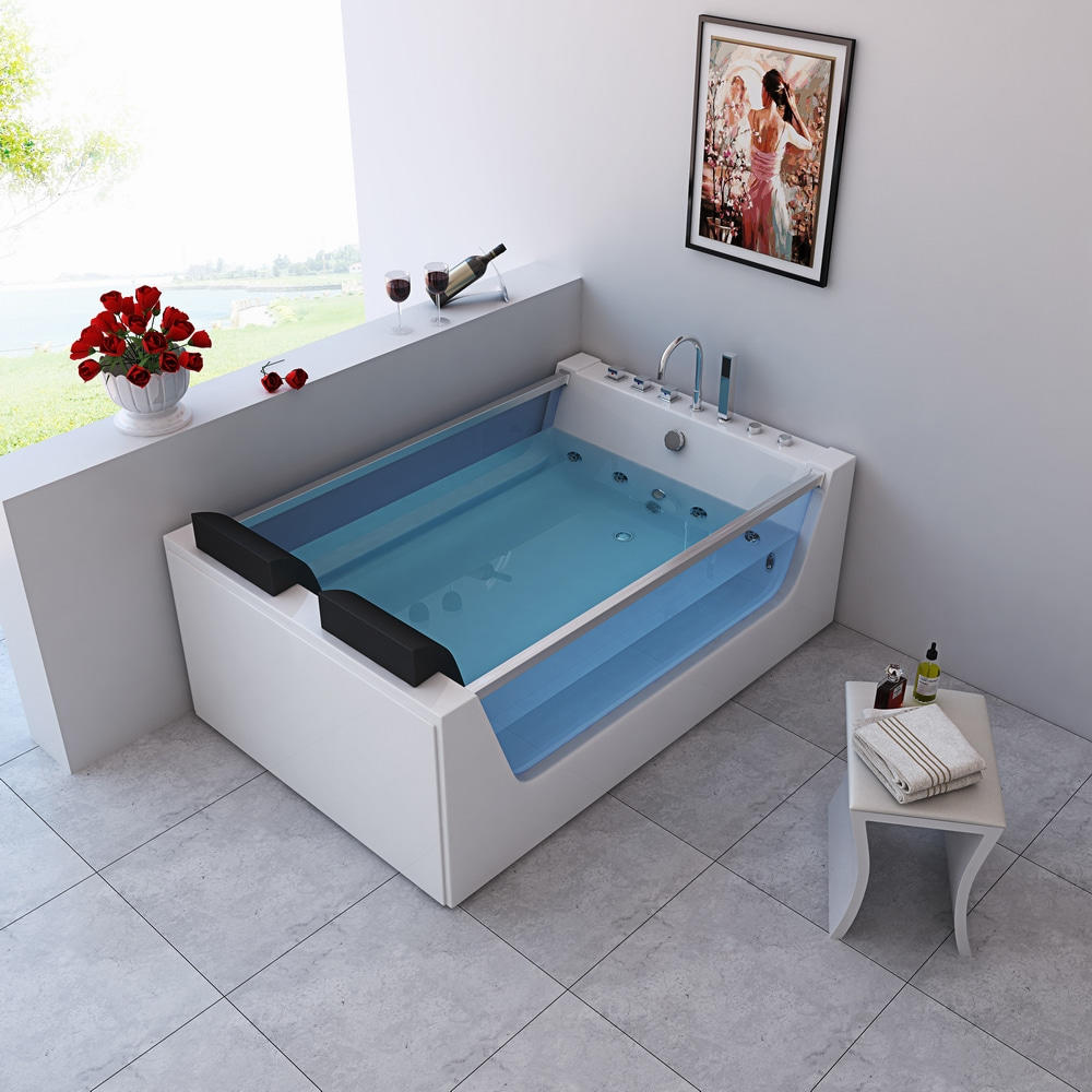 Couple Whirlpool Hydromassage Spa European Style Massage Bathtub 1800x1200mm RL-6181