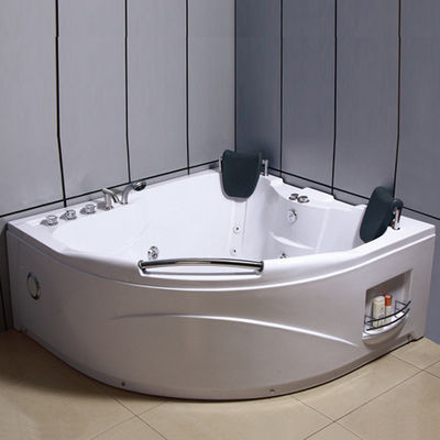 Triangle whirlpool spa bath tub air bubble massage Bathtub 1500x1500mm RL-H150