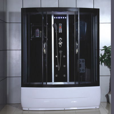Rectangular double sliding door steam sauna shower room RL-1785E
