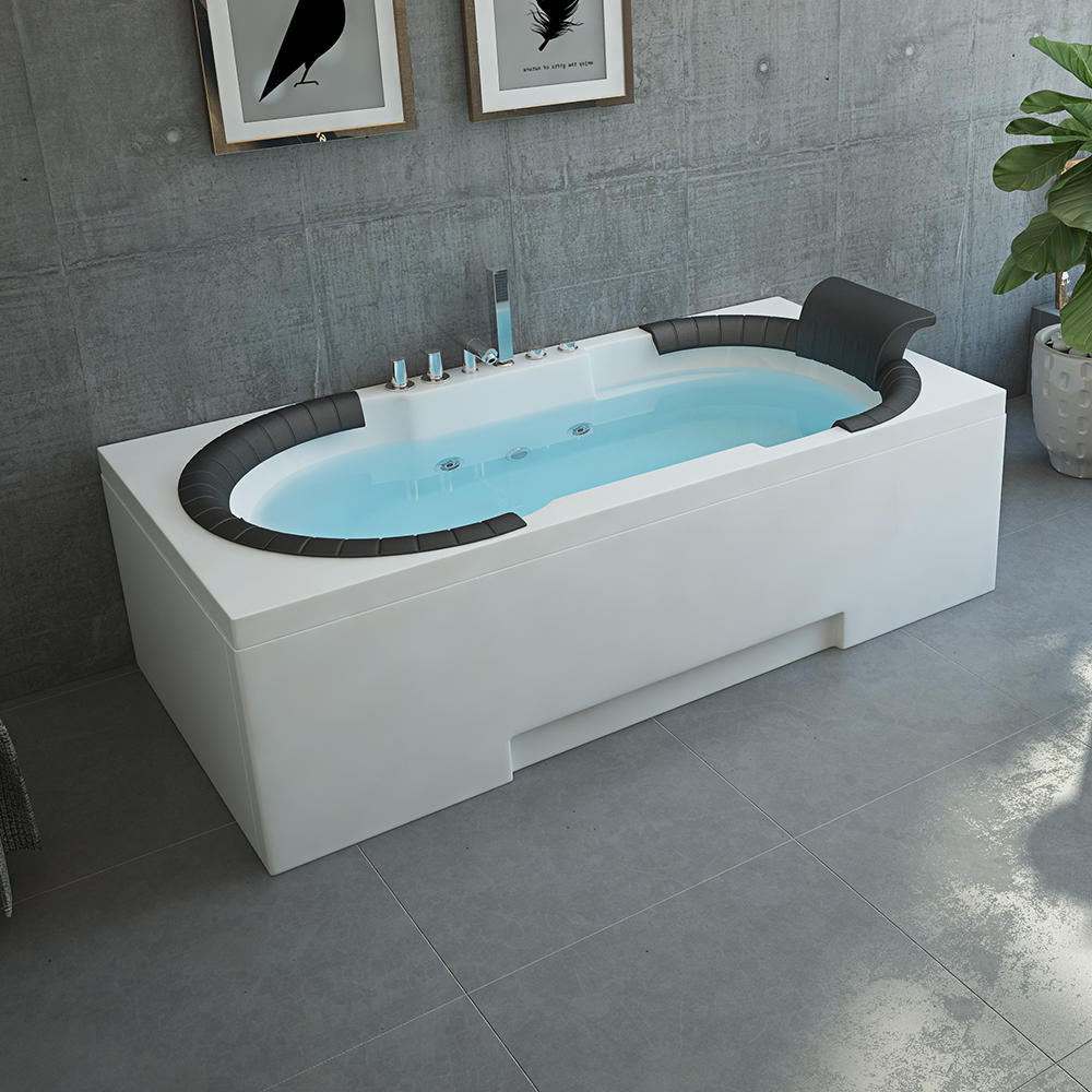 Hot Tub Spa Hydrotherapy Water Shortage Protection Massage Bathtub 1800x900mm RL-6162