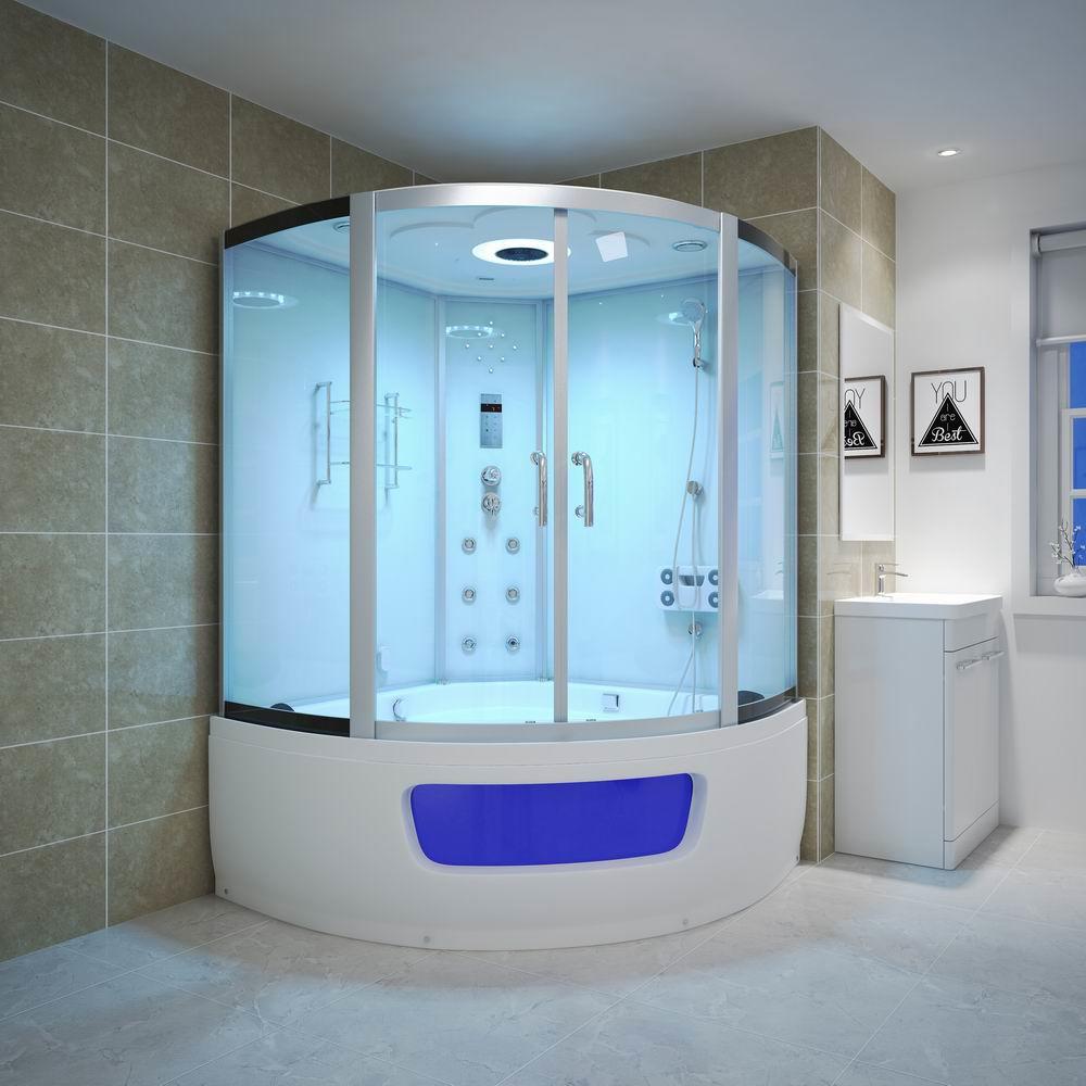 Adult bathtub steam shower cabin room RL-D03(W)