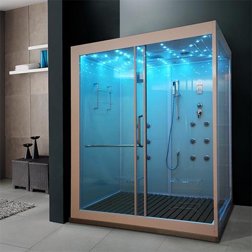 waterproof shower cabin hotel shower room with silding door RL-D26