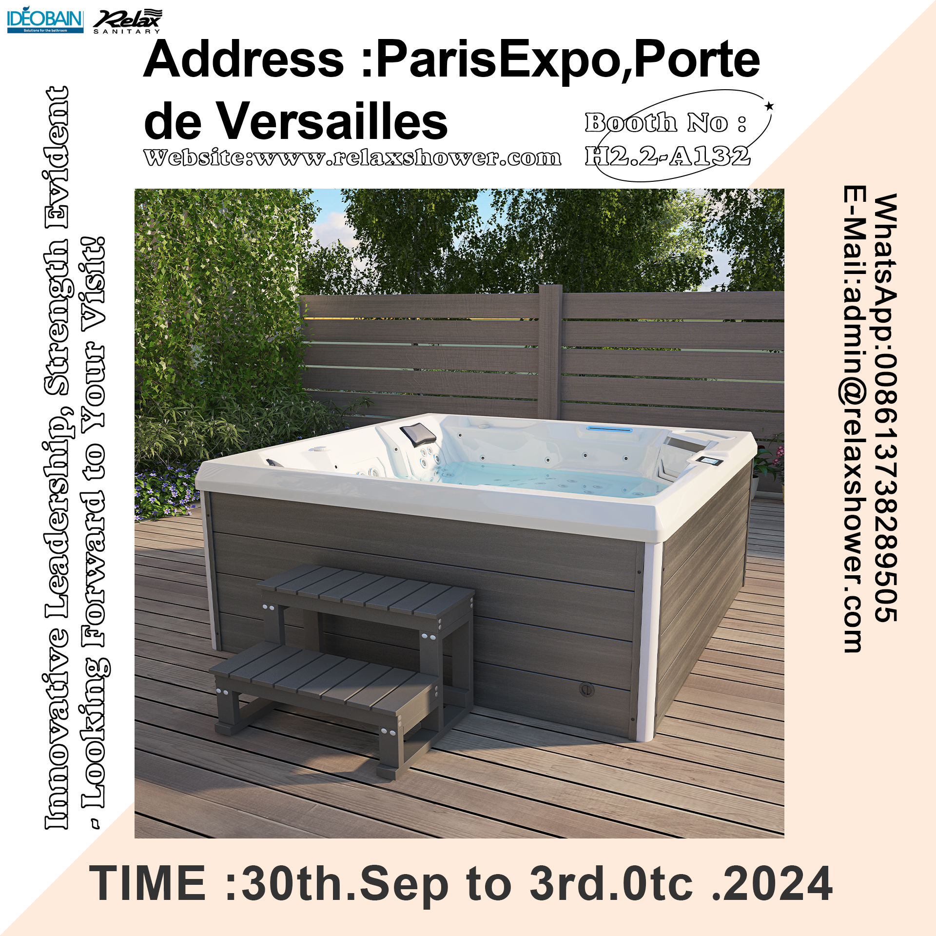 RELAX Bathroom to Shine at Paris IDEOBAIN Show